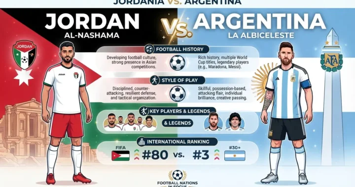 Jordania vs. Argentina Football Comparison, History, Style, and Key Differences