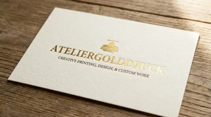 What Does Ateliergolddruck Mean