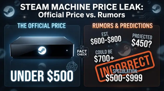 What Was the Steam Machine Price Leak