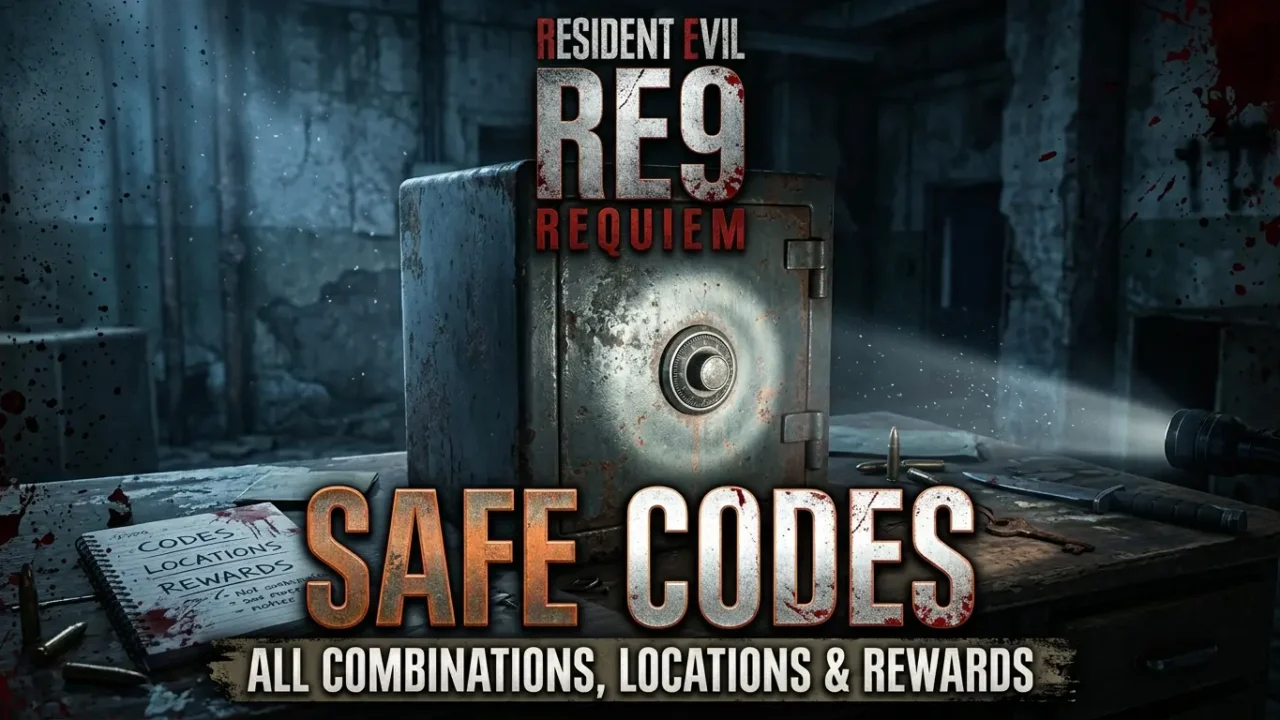 RE9 Safe Code: All Resident Evil Requiem Safe Combinations, Locations, and Rewards