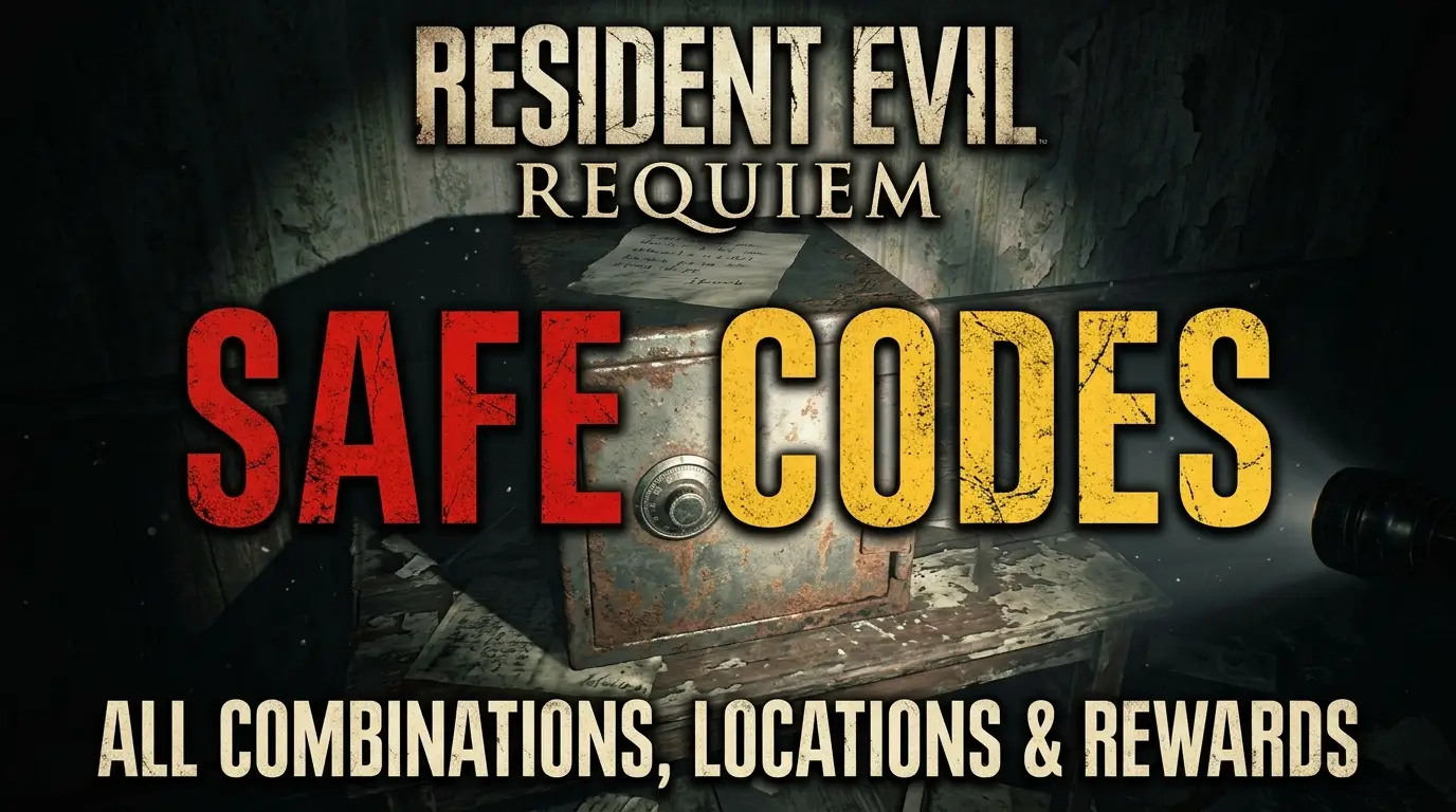 All RE9 Safe Codes at a Glance