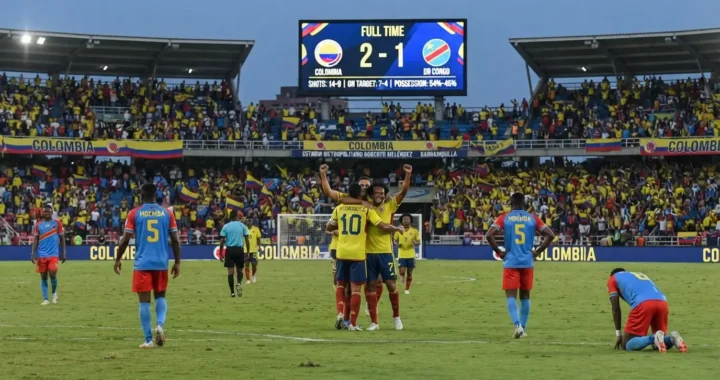 Colombia vs DR Congo Match Result, Stats, Teams, and Key Moments