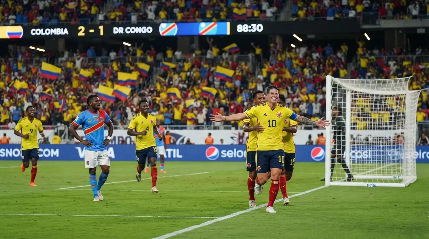 Colombia vs DR Congo Match Result